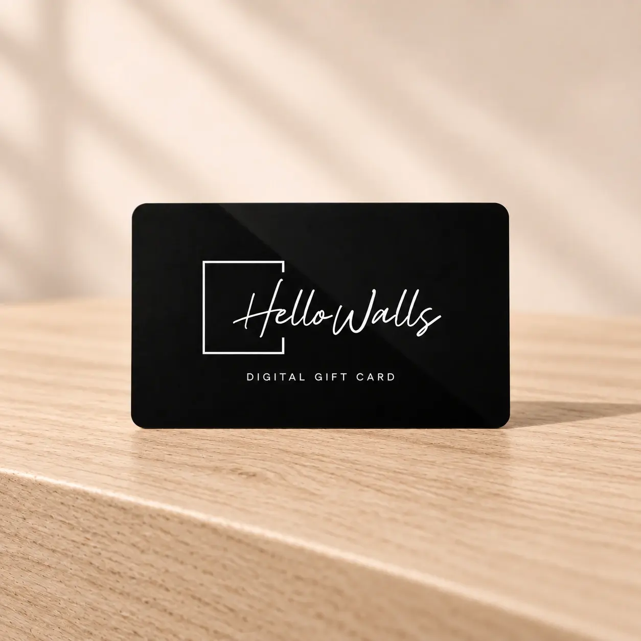Digital gift card: HelloWalls