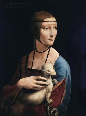 The Lady with an Ermine - artwork in frame preview