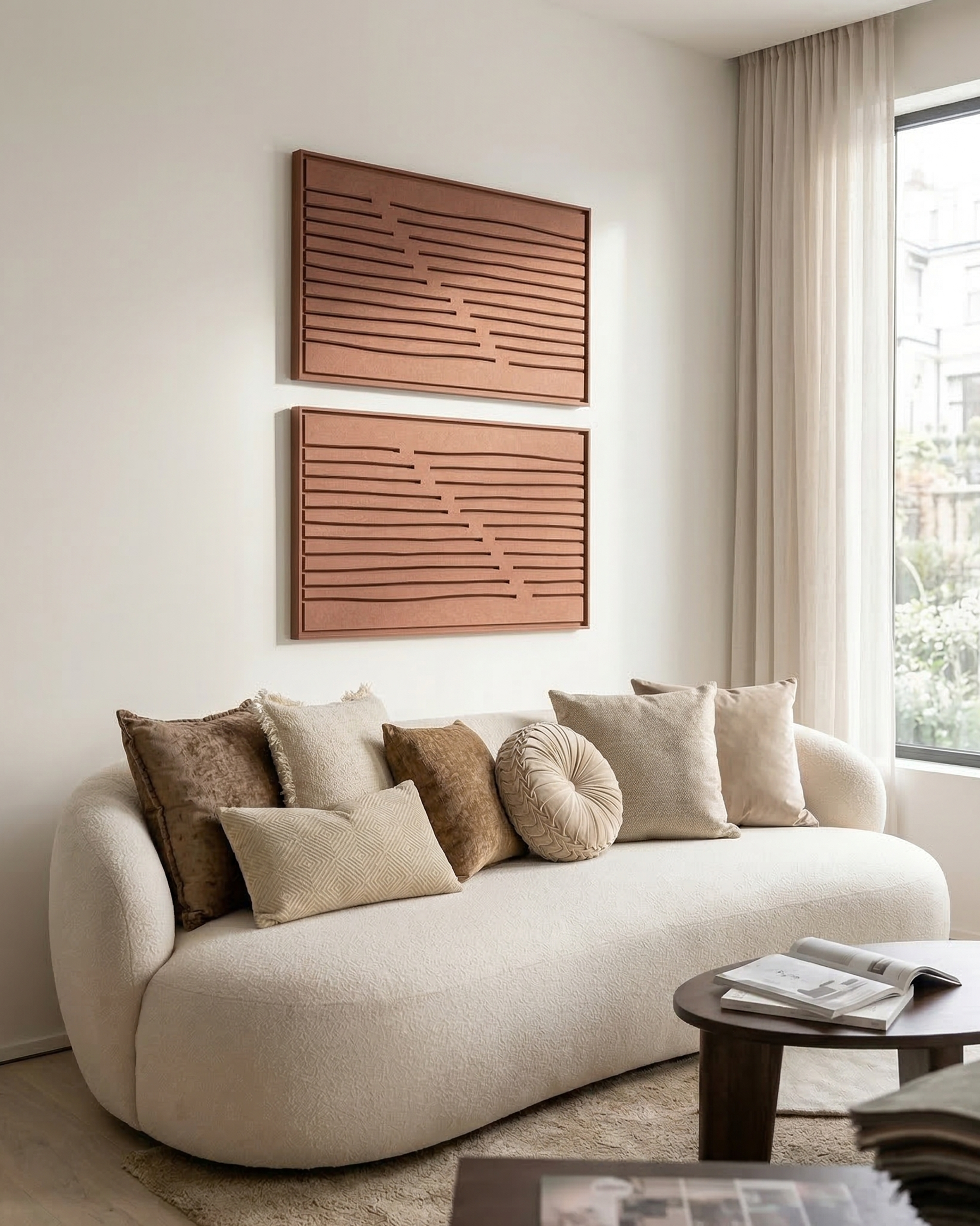 Linoa Terra Bloom 3D felt art panel