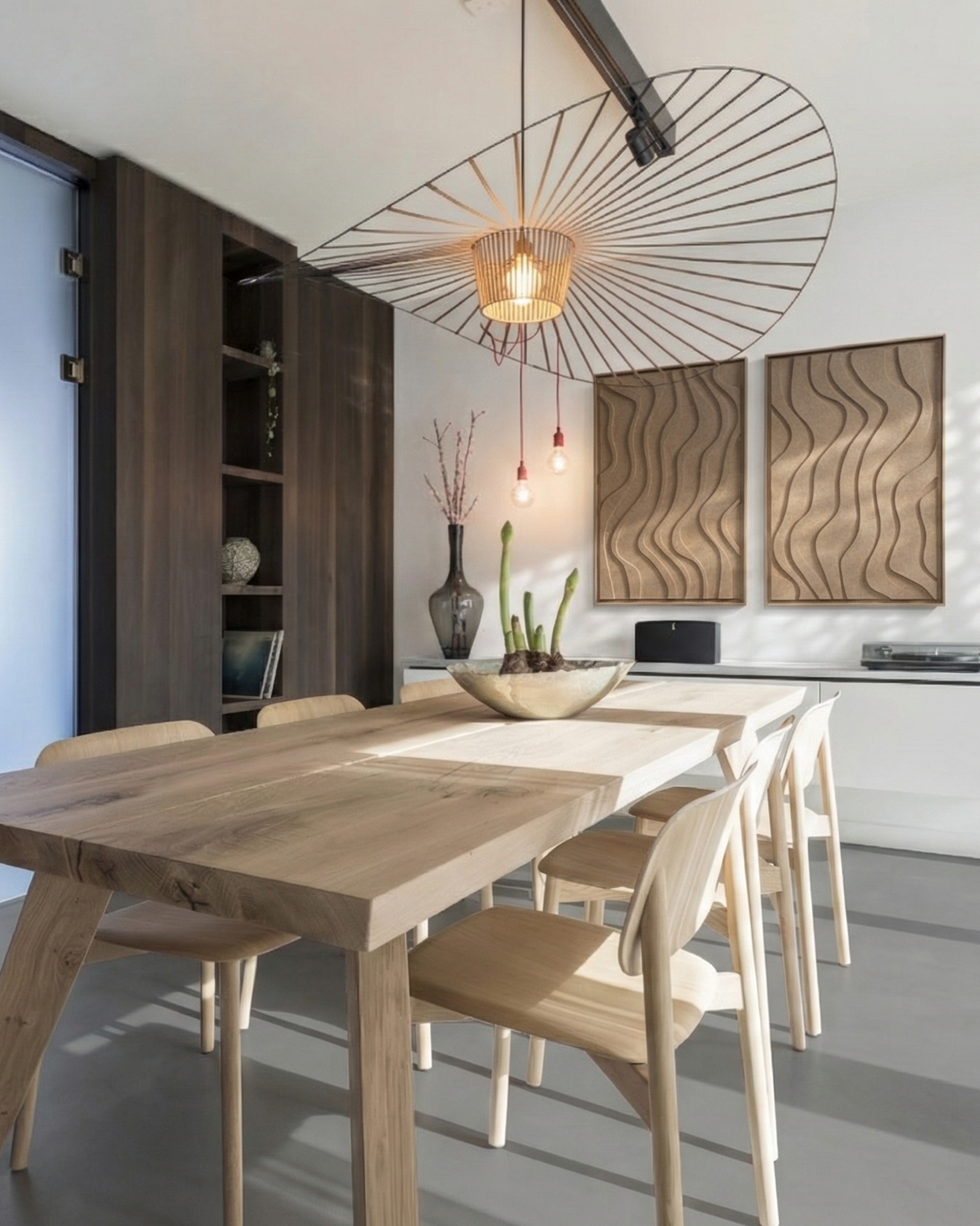 Oasis Pale Sand 3D felt art panel