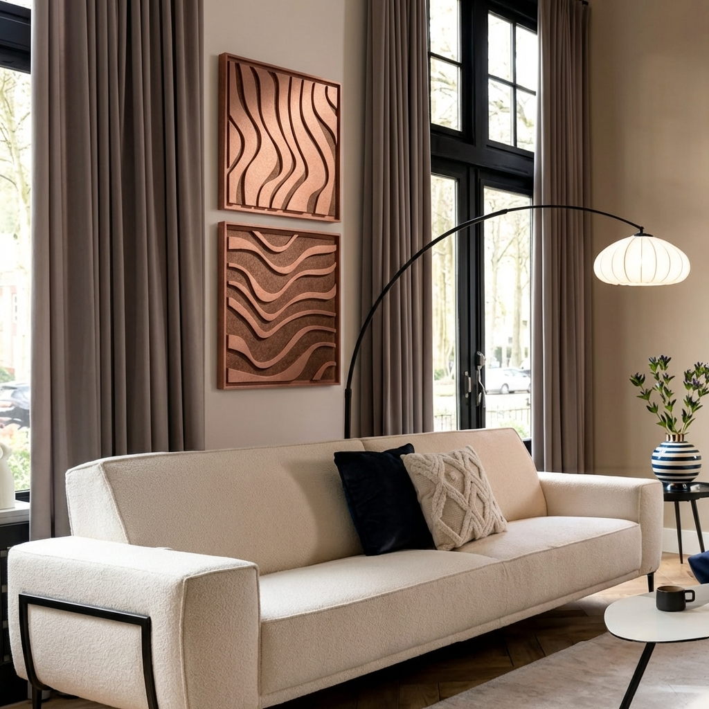 Oasis Terra Bloom 3D felt art panel