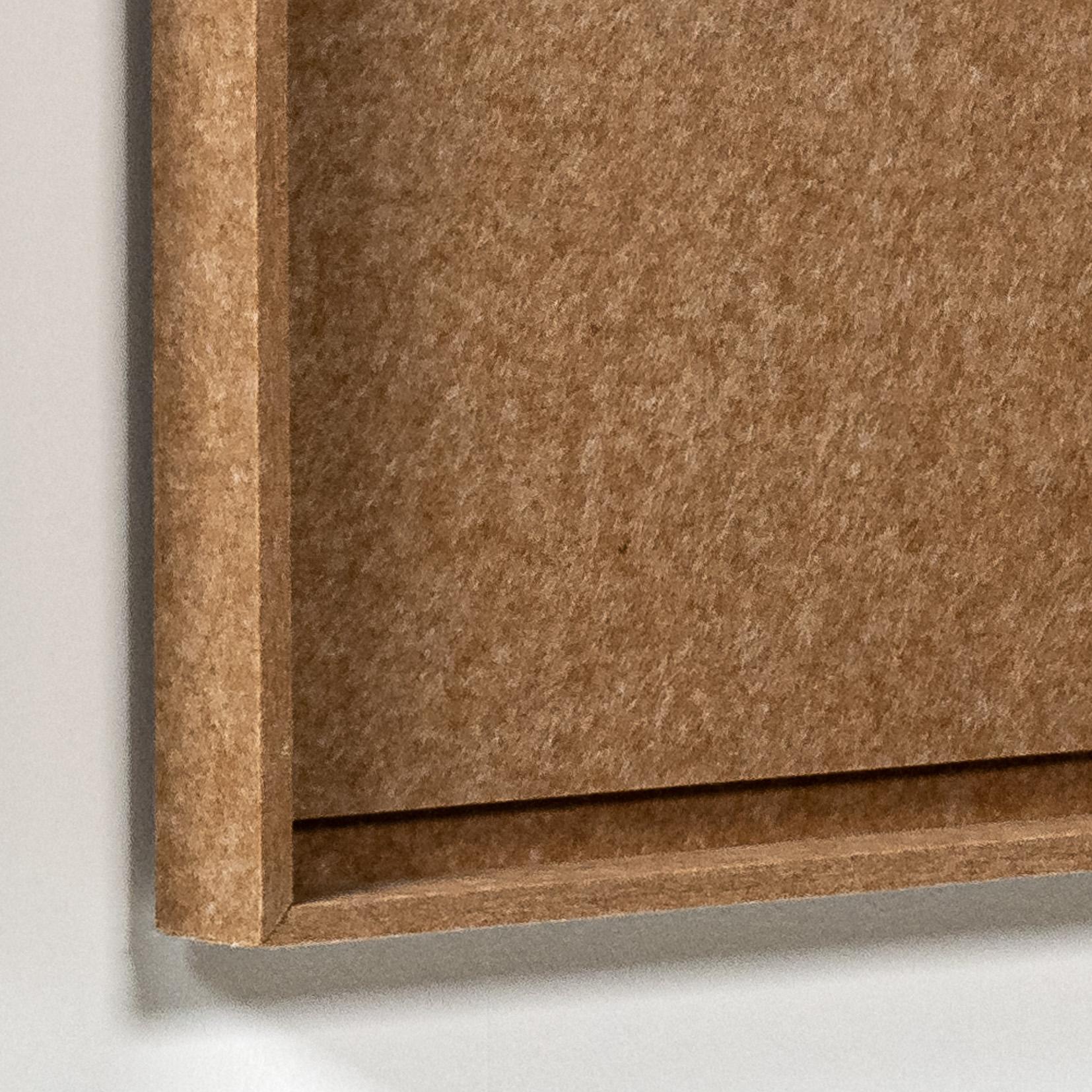 Acoustic wall art Serene Soft Dune - sound-absorbing 3D felt wall panel, 2-piece set detail preview