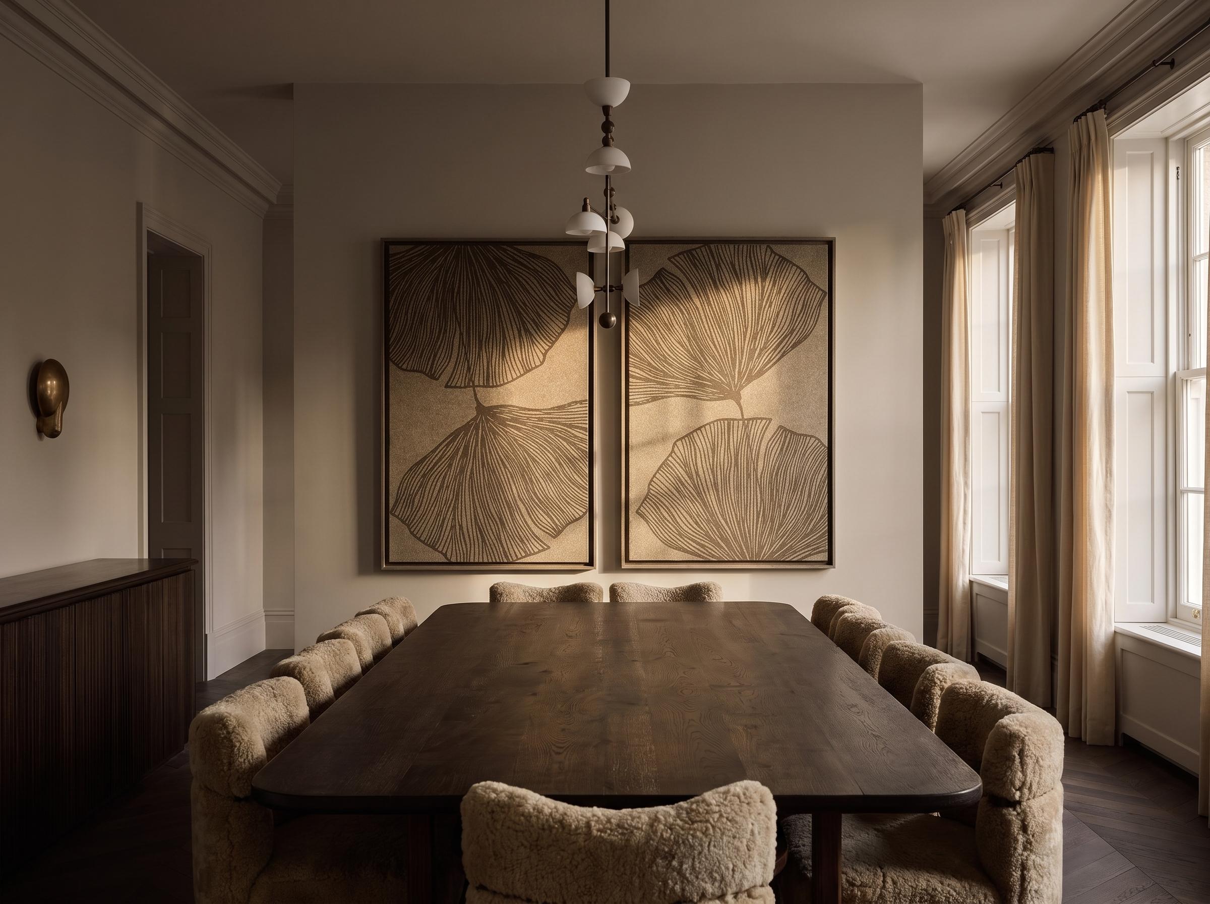 Verdure Olive Mist 3D felt art panel