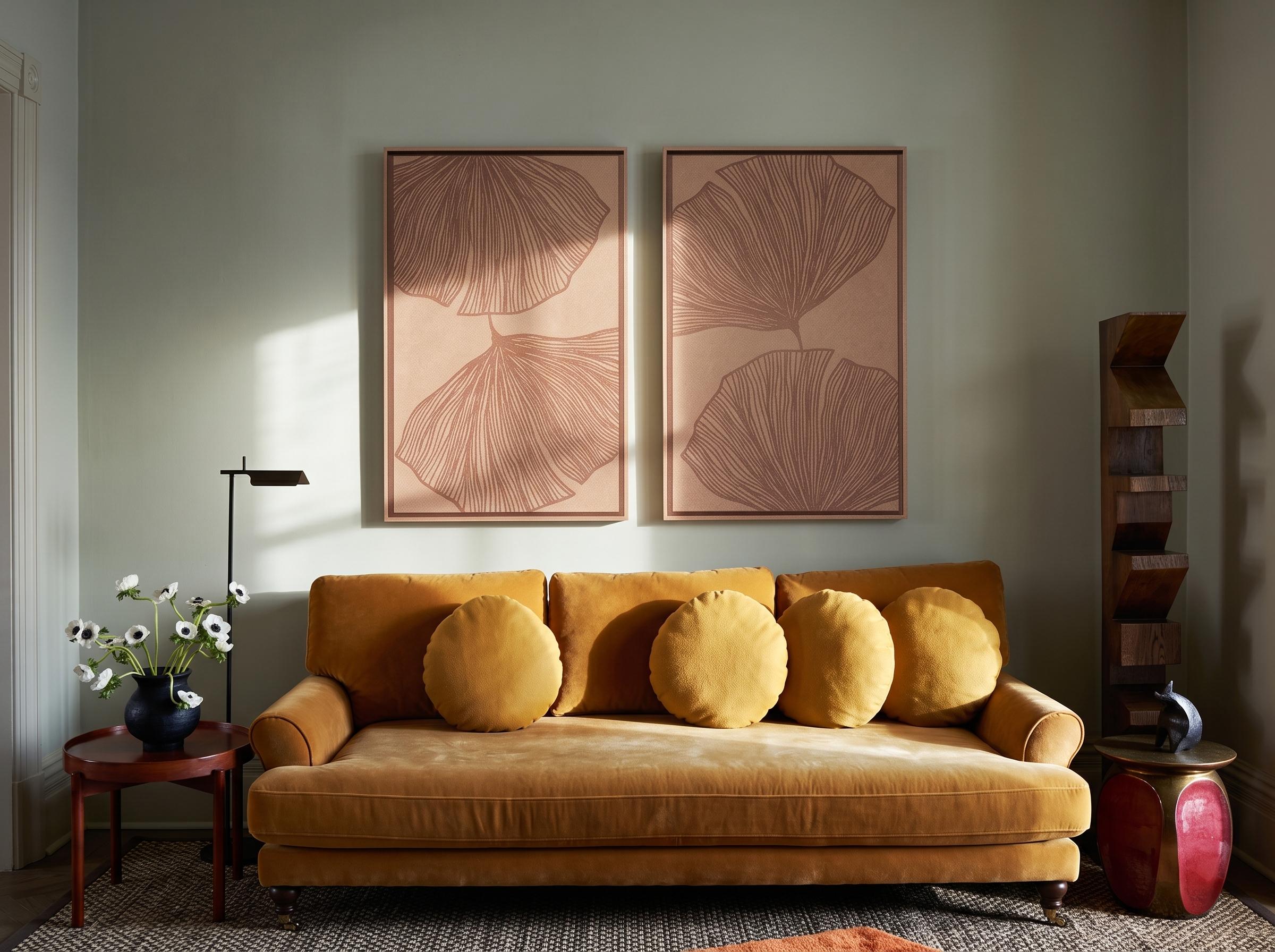Verdure Terra Bloom 3D felt art panel