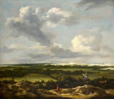 Dune landscape with subtle earth tones - artwork in frame preview