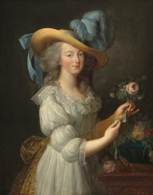 Marie antoinette in a chemise dress by élisabeth vigée-le brun