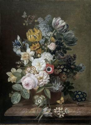 Still Life with Flowers - artwork in frame preview
