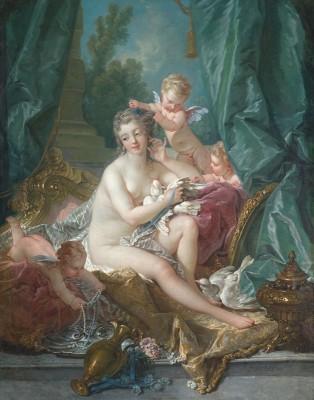 The toilette of venus by françois boucher