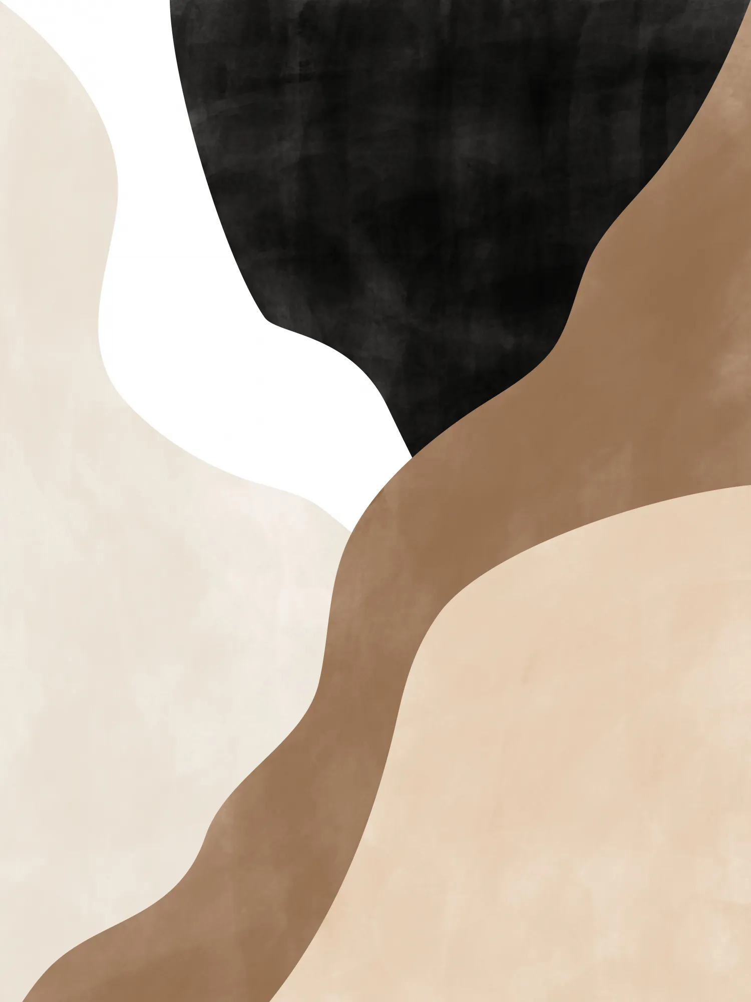 Abstract beige and brown outdoor scene