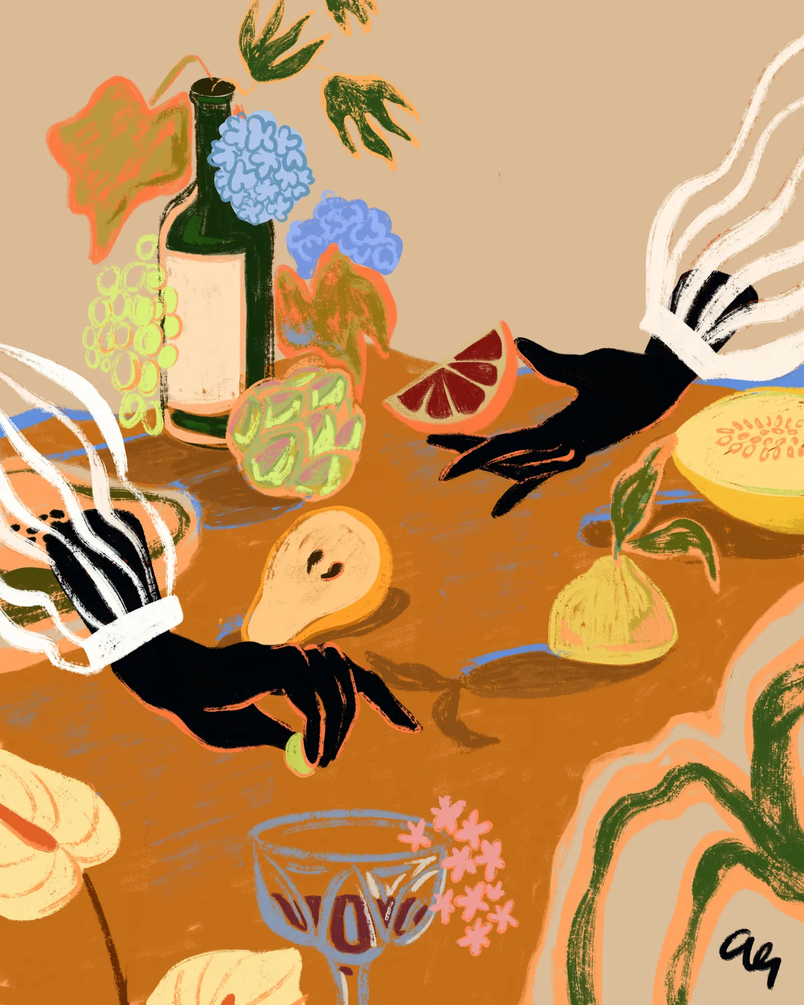 Handful of love by arty guava