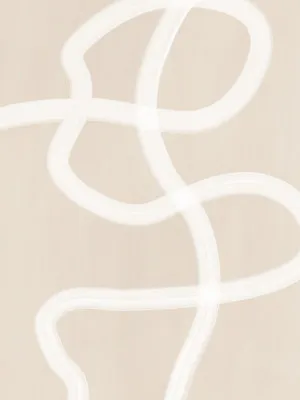 White brush stroke poster by elena ristova