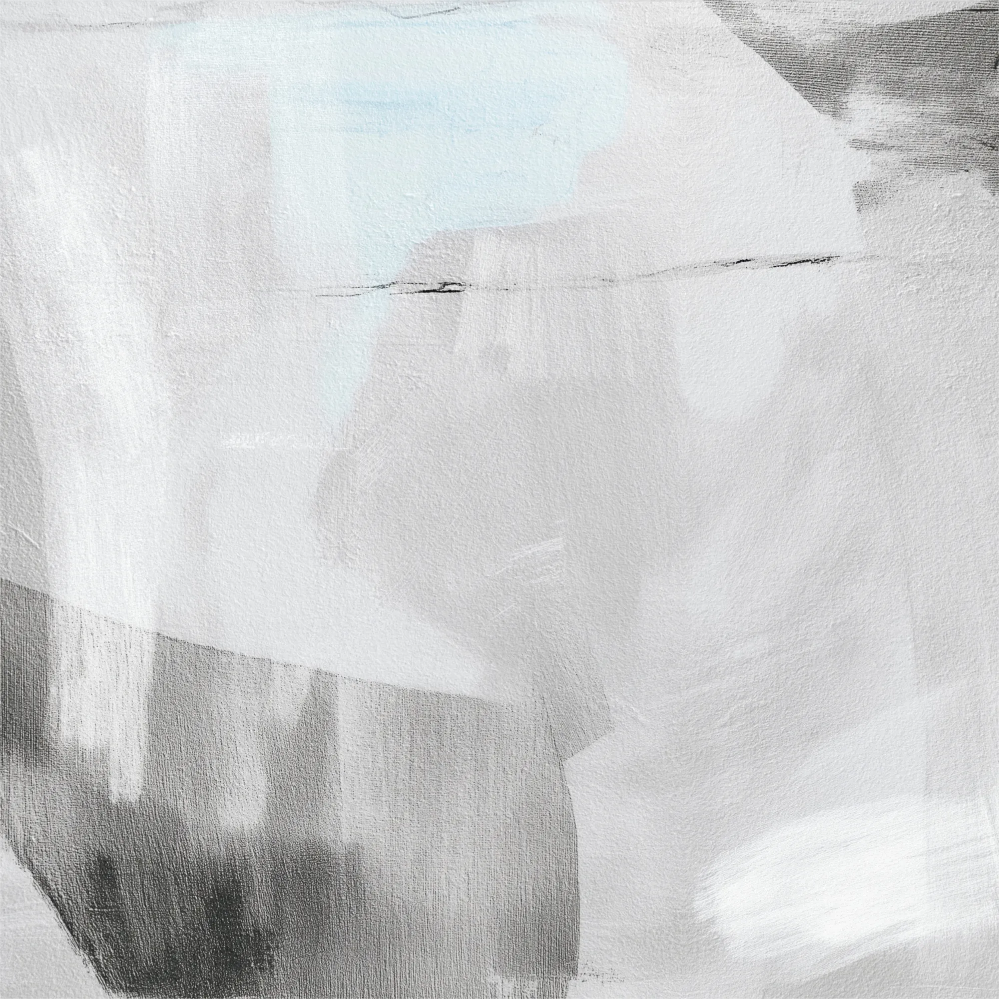 Blue outdoor layers in vertical sketch