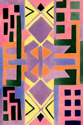 Vibrant geometry in vertical form