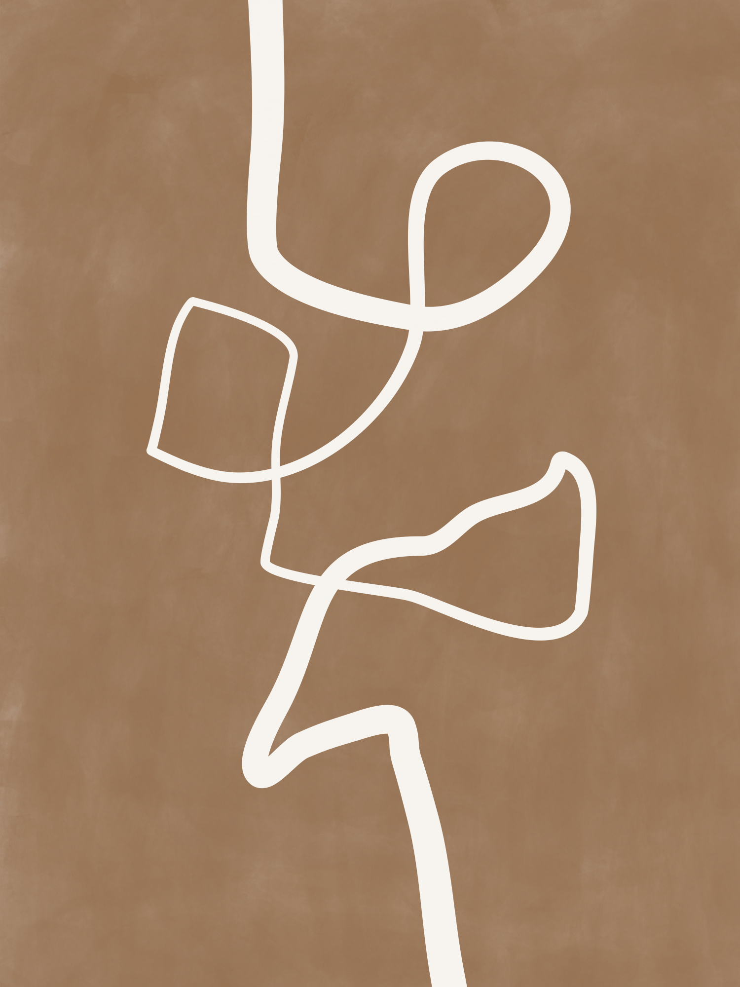 Abstract Flowing Line