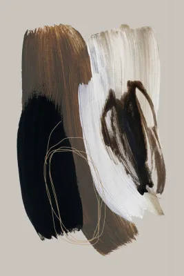 Abstract brush strokes by mareike böhmer