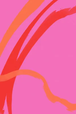 Vibrant swirls in pink and red tones