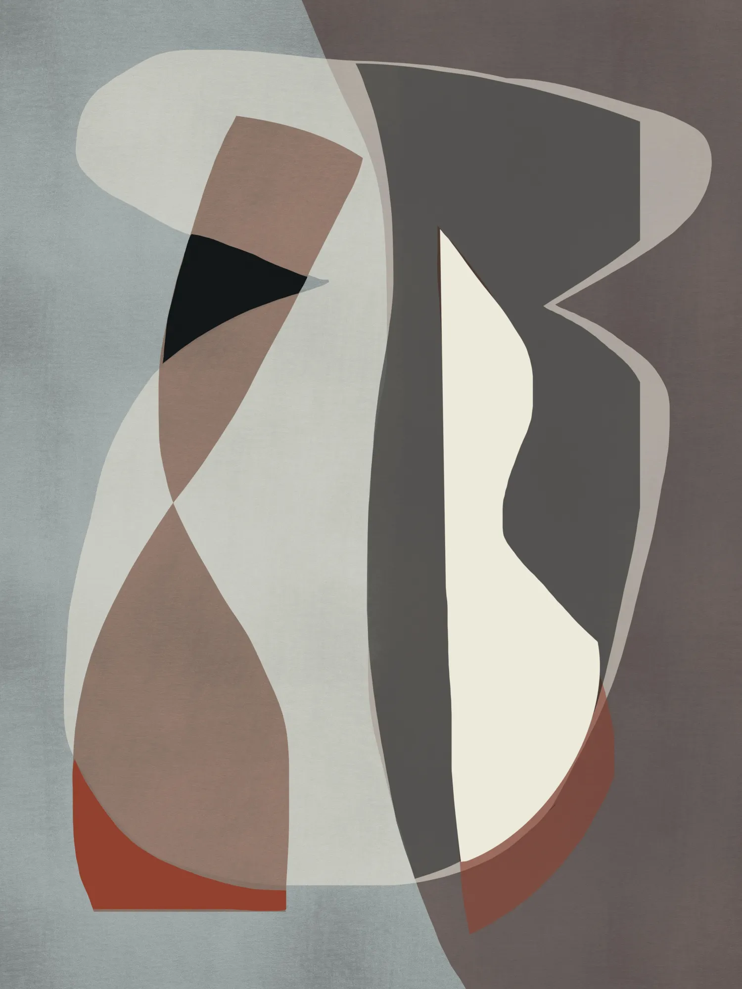 Abstract harmony in neutral tones