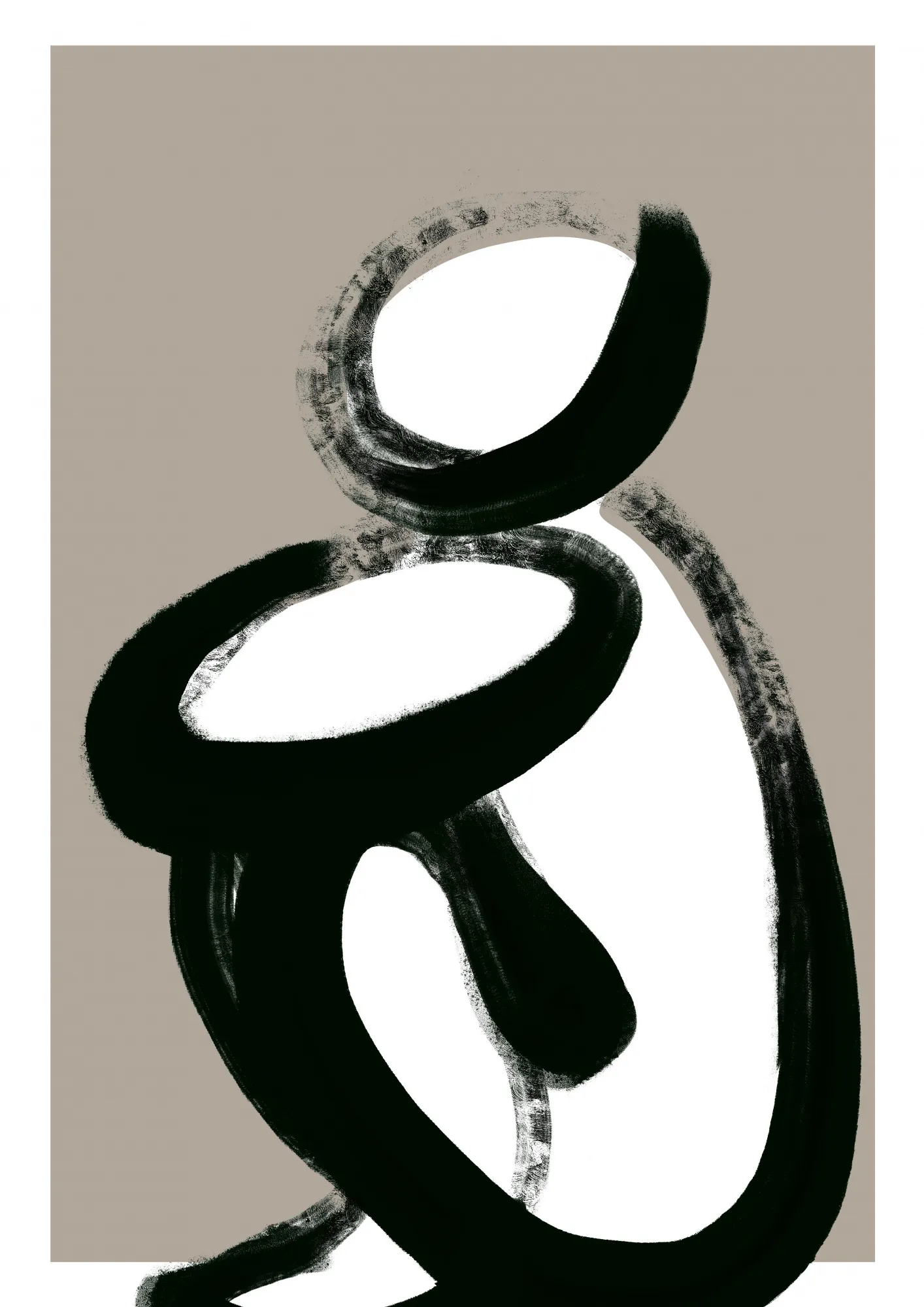 Endless embrace by treechild in monochrome