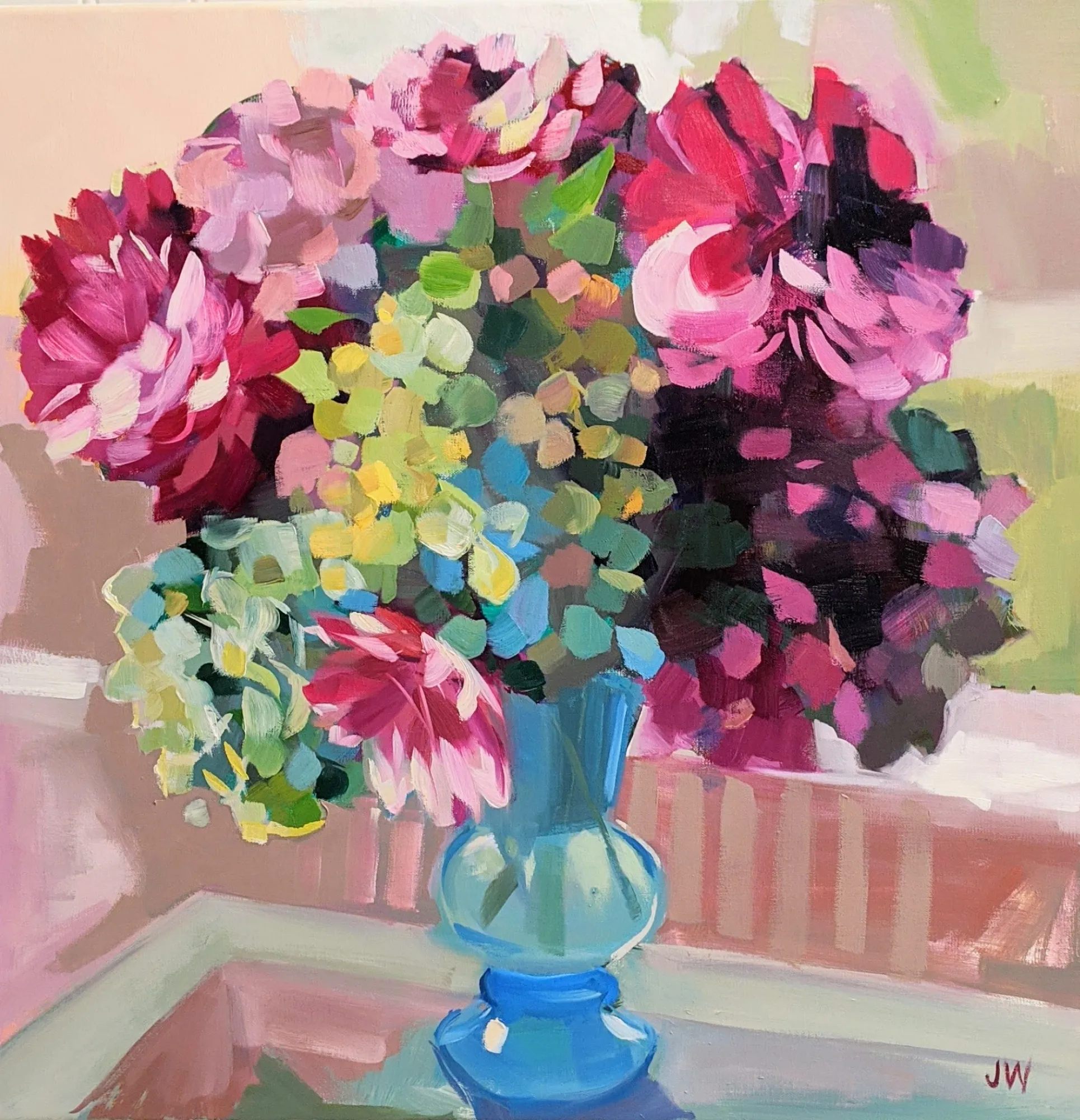 South carolina floral still life illustration