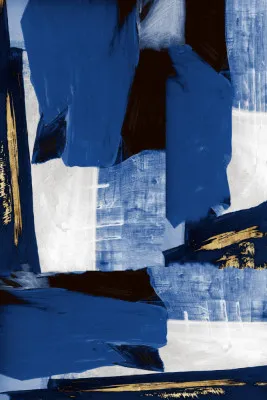 Navy gold shapes 1 by cartissi