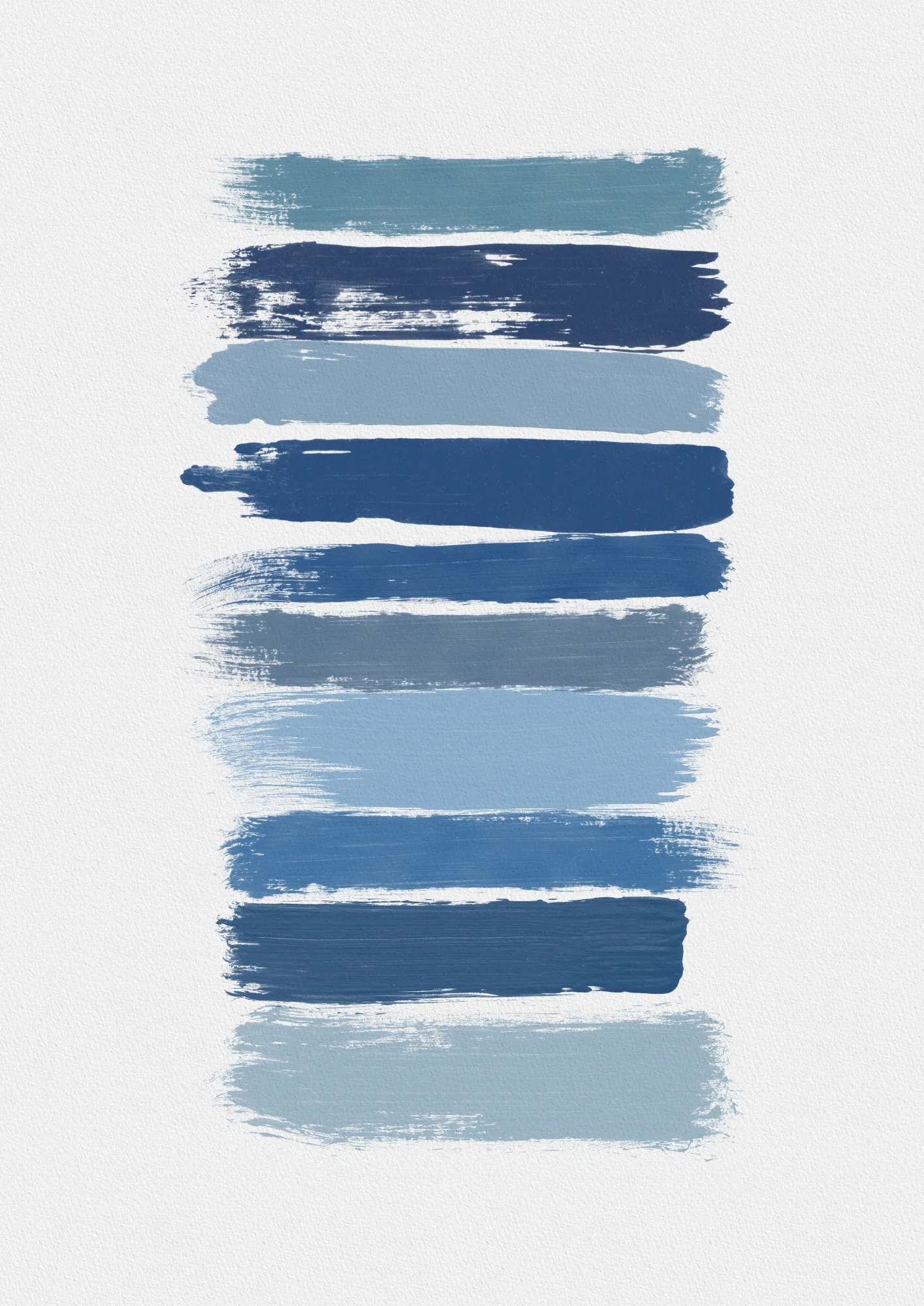 Ombre blue abstract illustration by orara studio