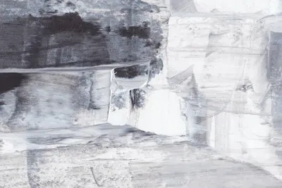 Monochrome serenity in textured brush strokes