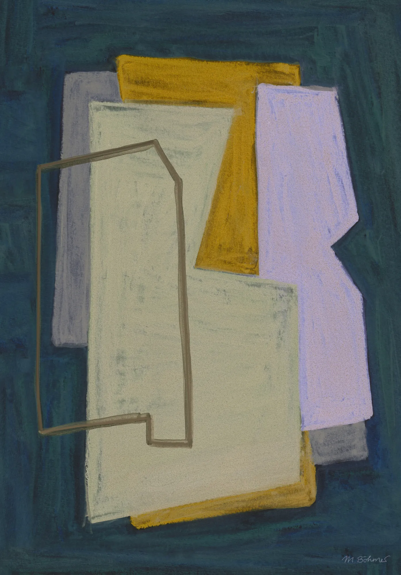 Chalk and shapes 1 by mareike böhmer