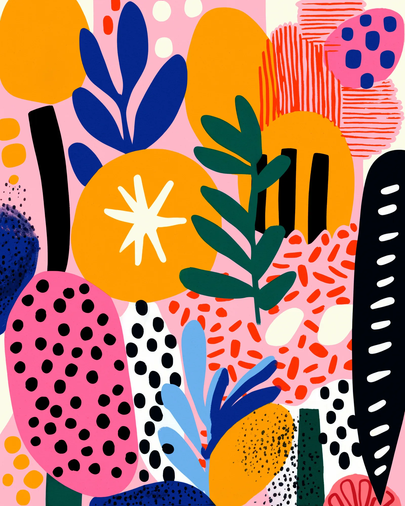 Vibrant flora dream by treechild