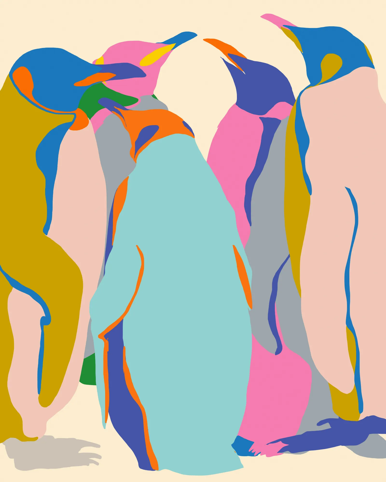 In it together penguins by uma gokhale