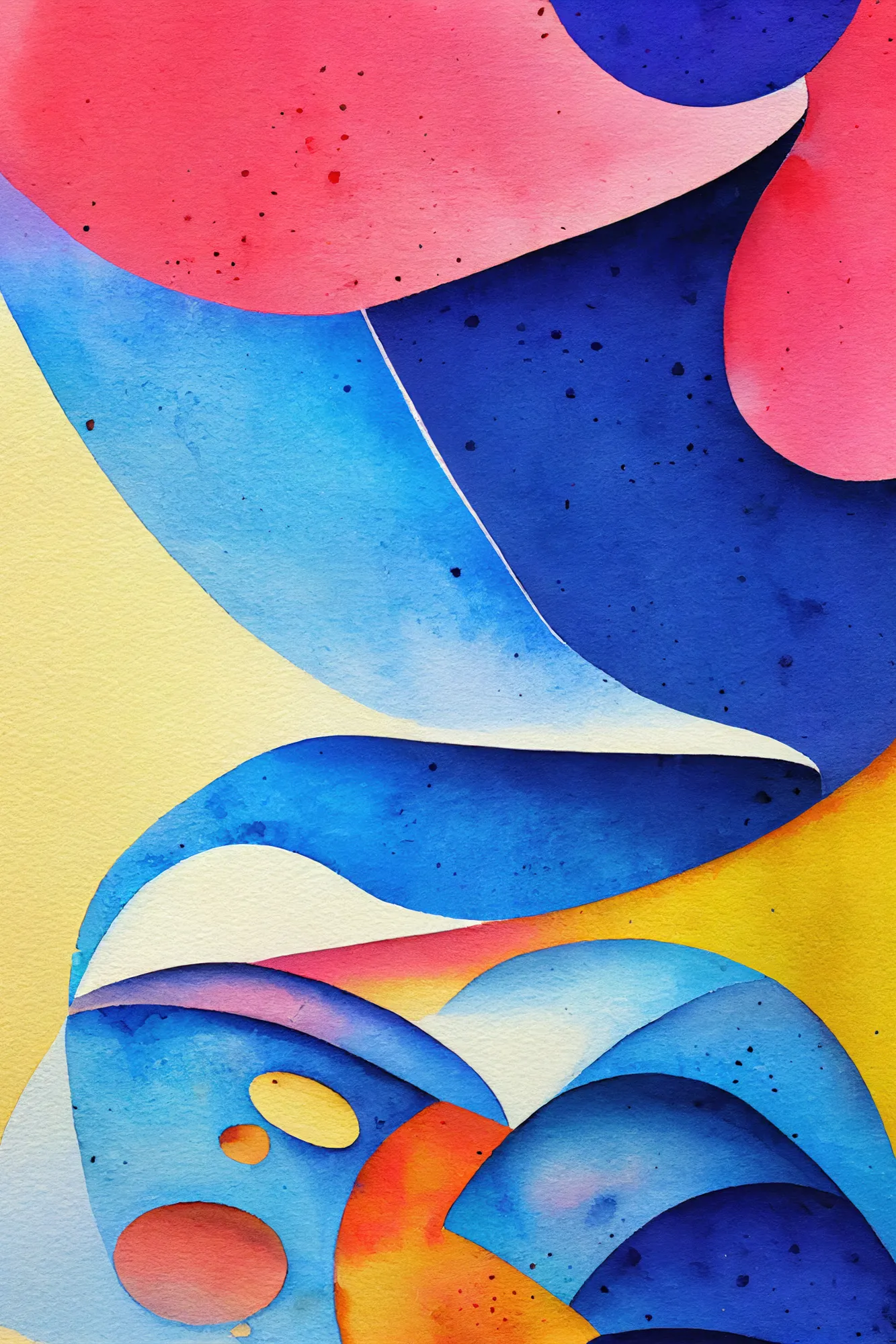 Nature inspired abstract watercolor (day 12)