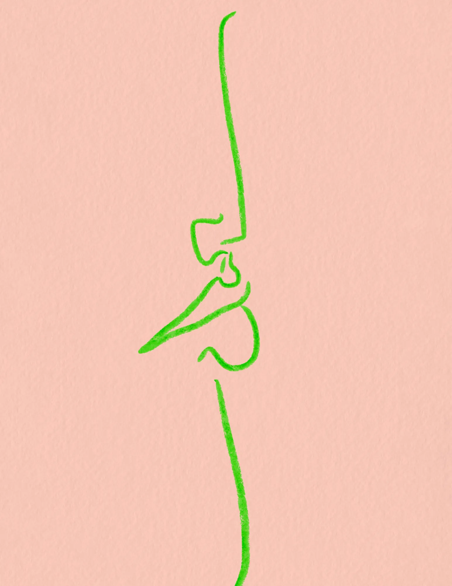 Portrait of quiet connection by jlc art