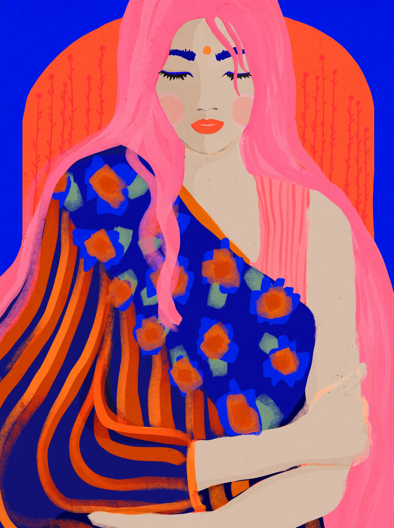 Vibrant serenity by treechild in portrait format