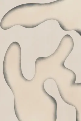 Cloud dance forms vertical abstract illustration