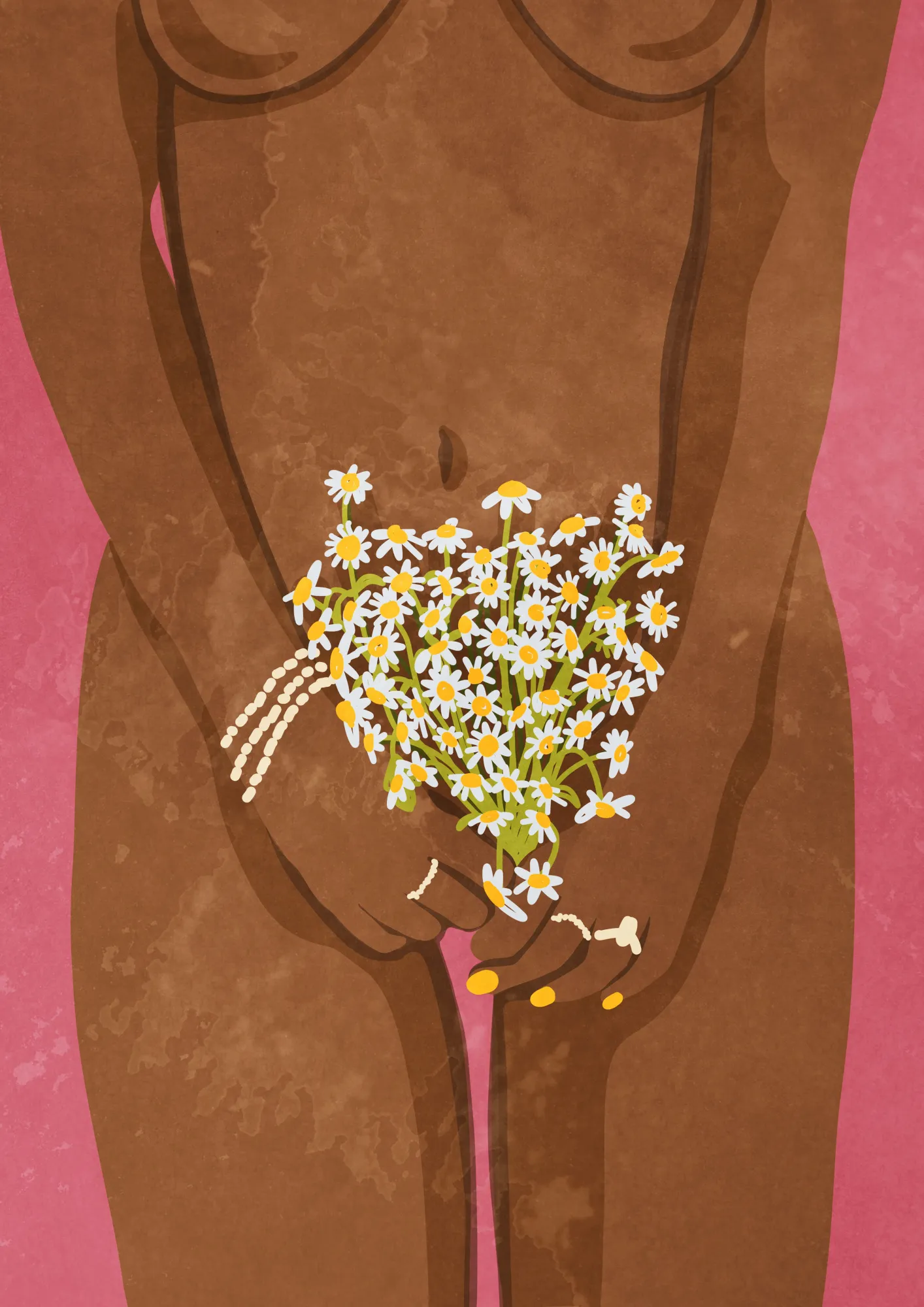 Wearing floweers: feminine form with floral grace