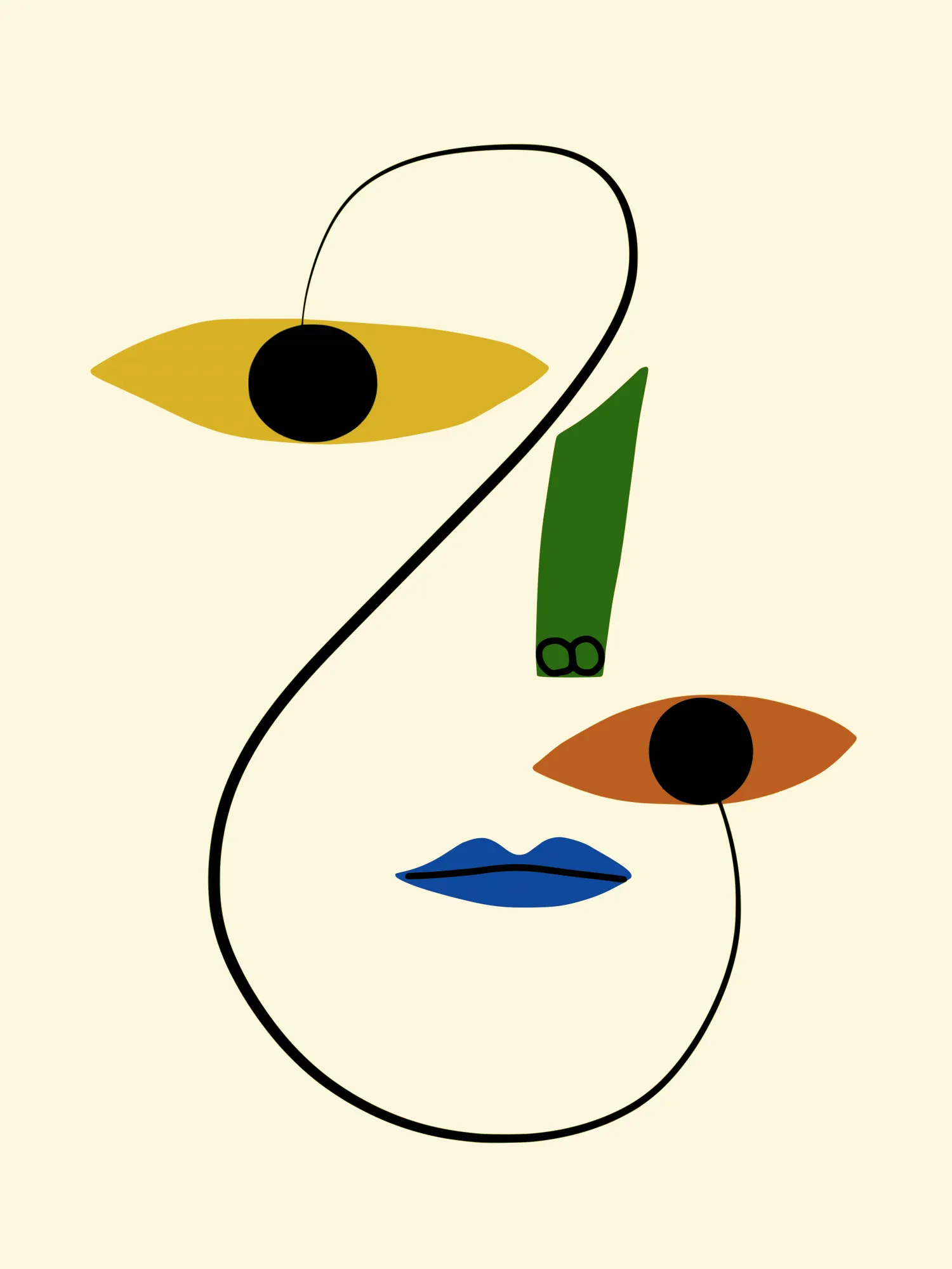 Line face art by little dean