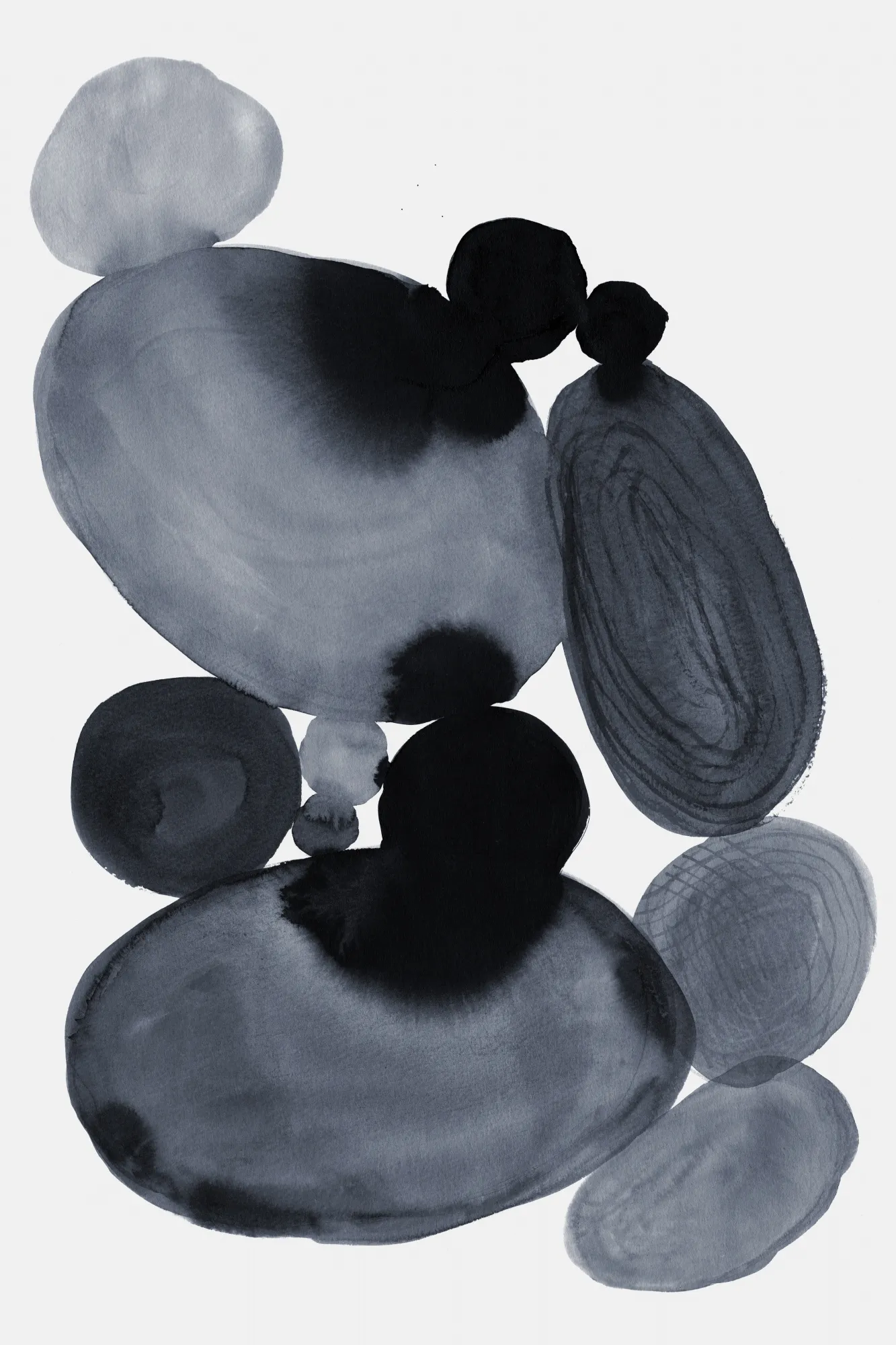 Zen garden stones 01 by danushka abeygoda