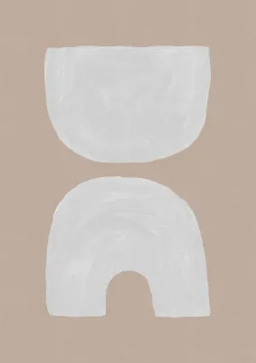 Mid century brown i by orara studio