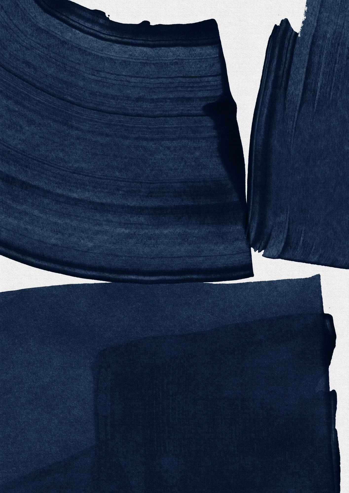 Minimalist blue outdoor abstraction by orara studio