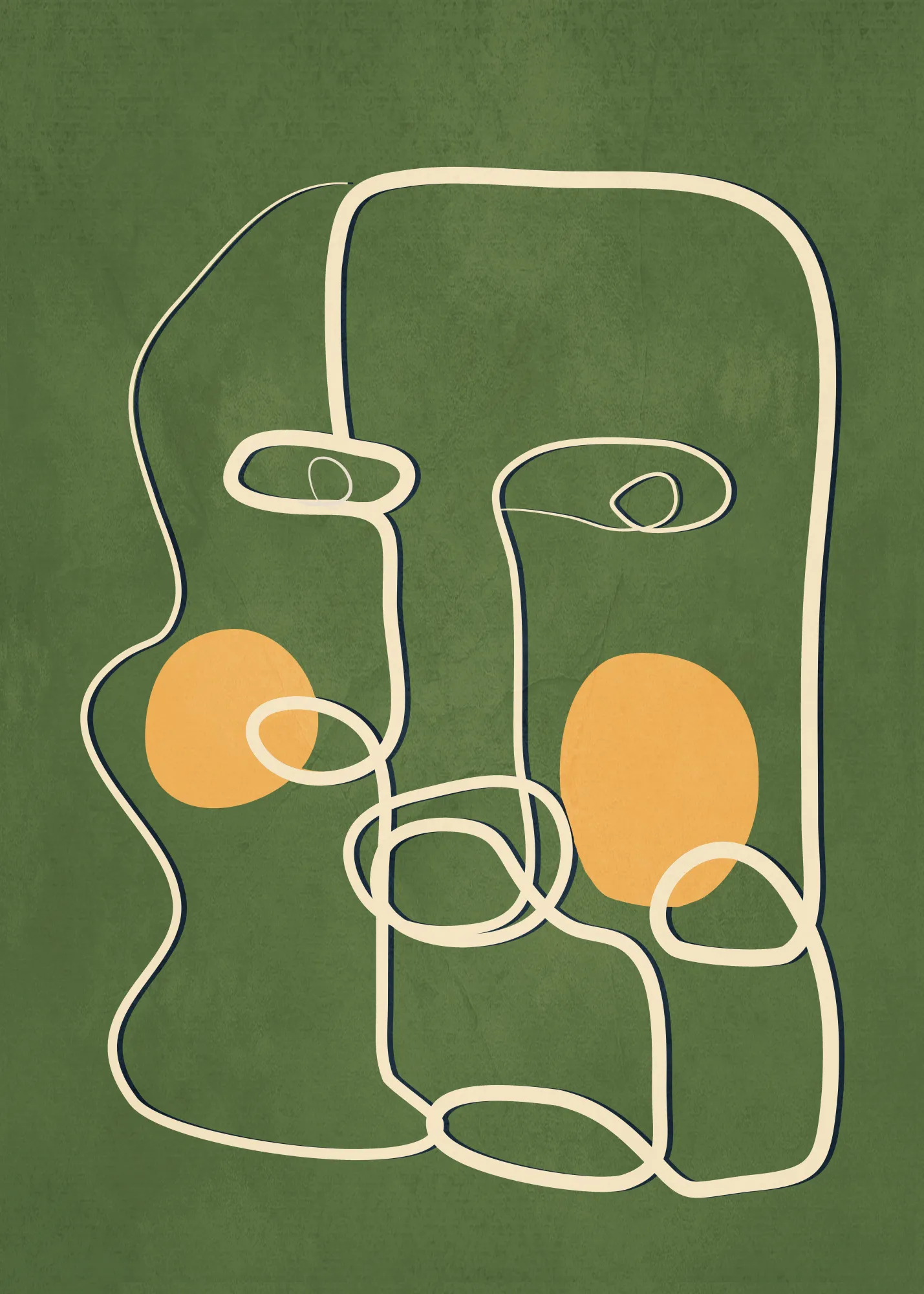 Spirit lines fusion by city art