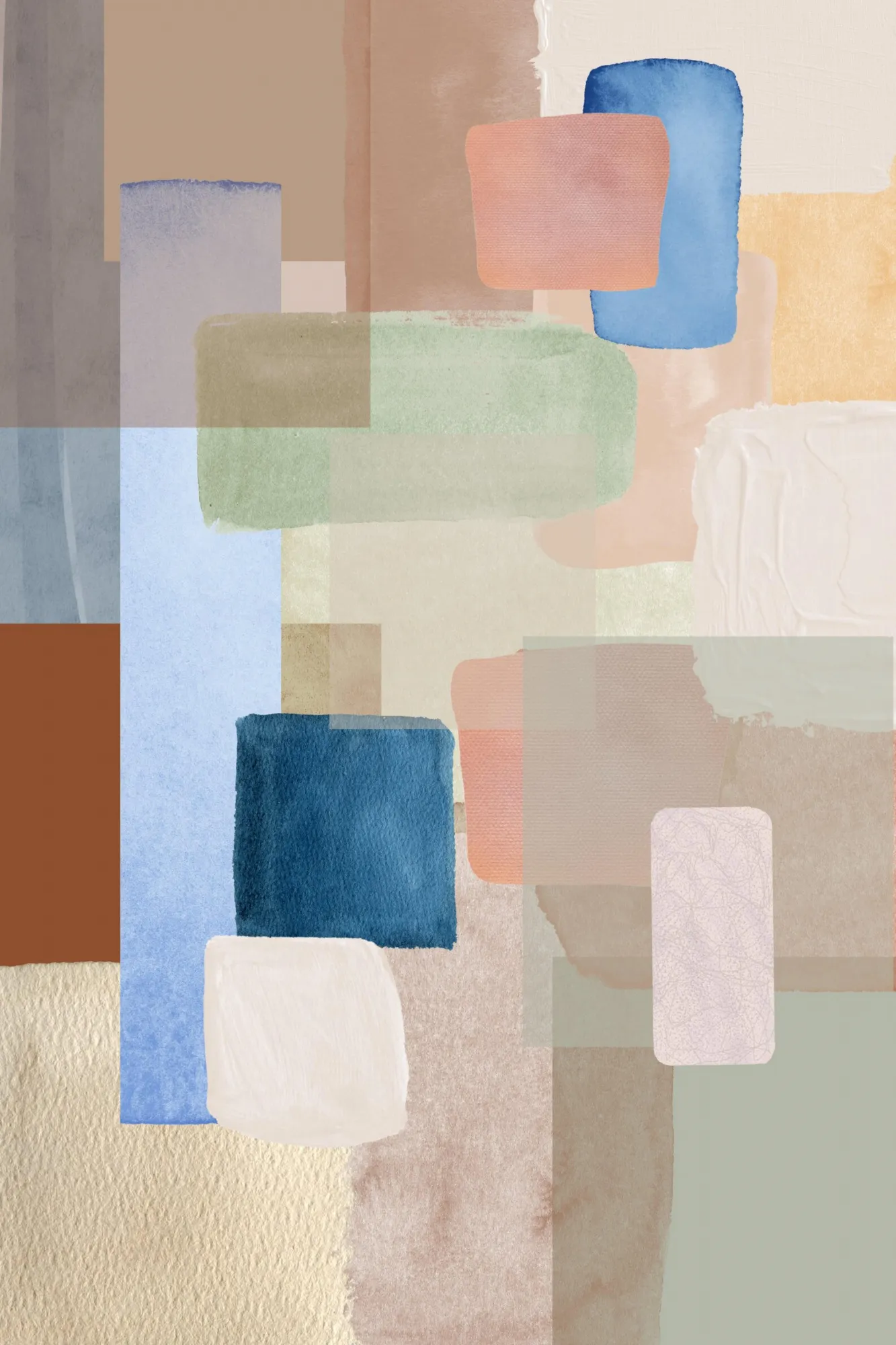 Kaleidoscope abstraction in vertical format