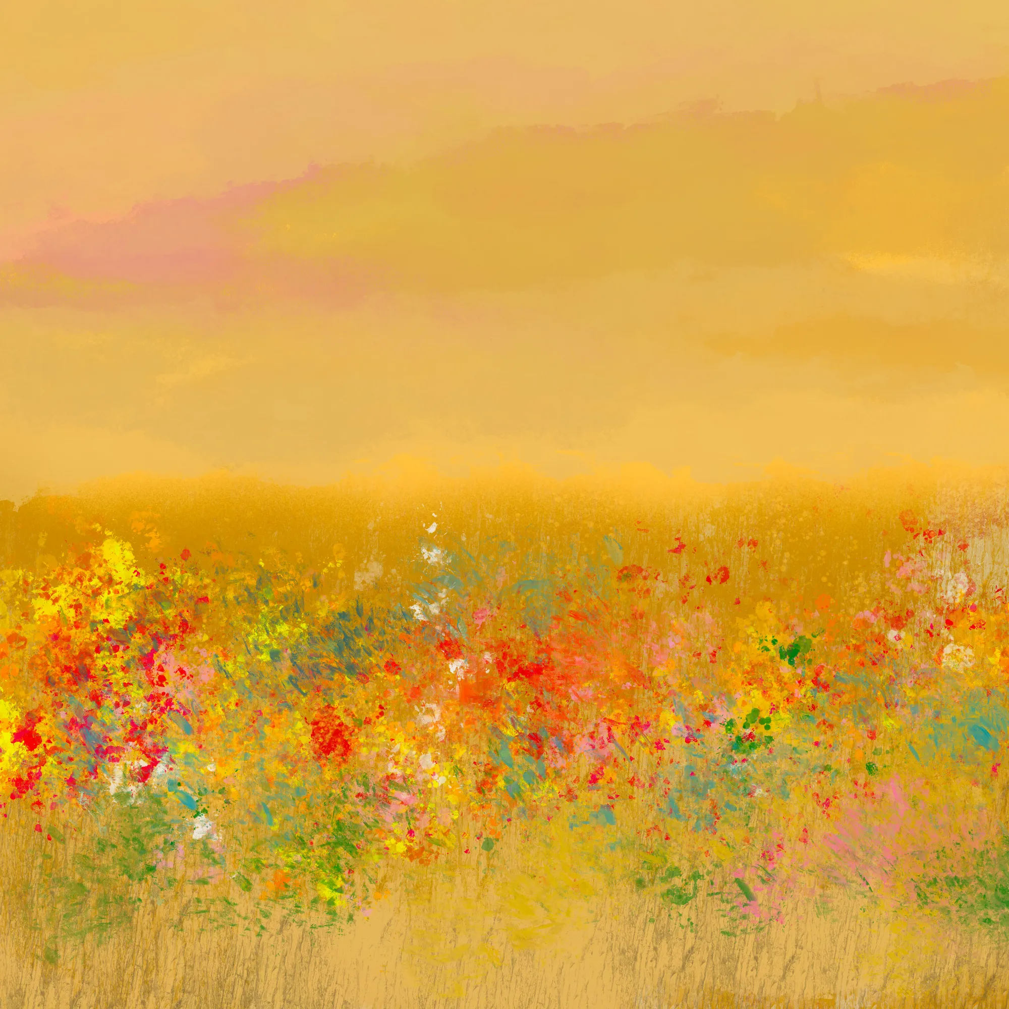 Spring in the soul by cesare bellassai art