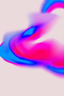 Vertical neon outdoor scene in blue and pink by treechild