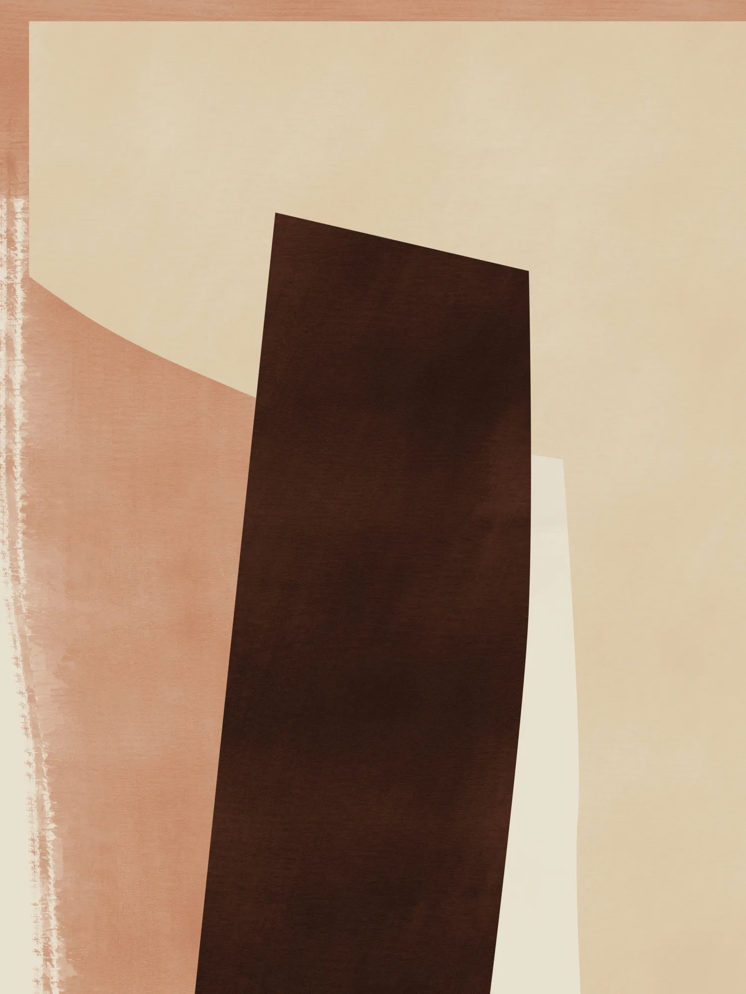 Geometric shapes in earthy tones by little dean