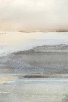 Abstract coastal landscape in vertical form