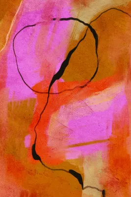 Vibrant echoes in orange and yellow