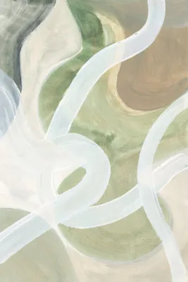 Abstract loops in earth tones