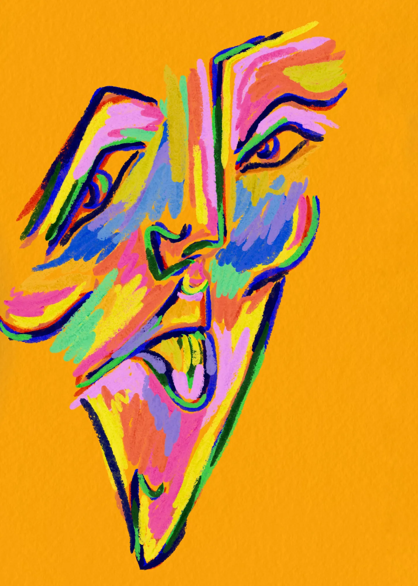 Woe by jlc art vertical illustration