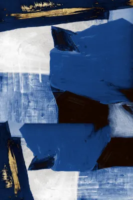 Navy gold shapes 2 by cartissi