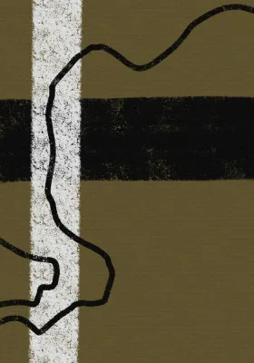 Graphic Olive Lines