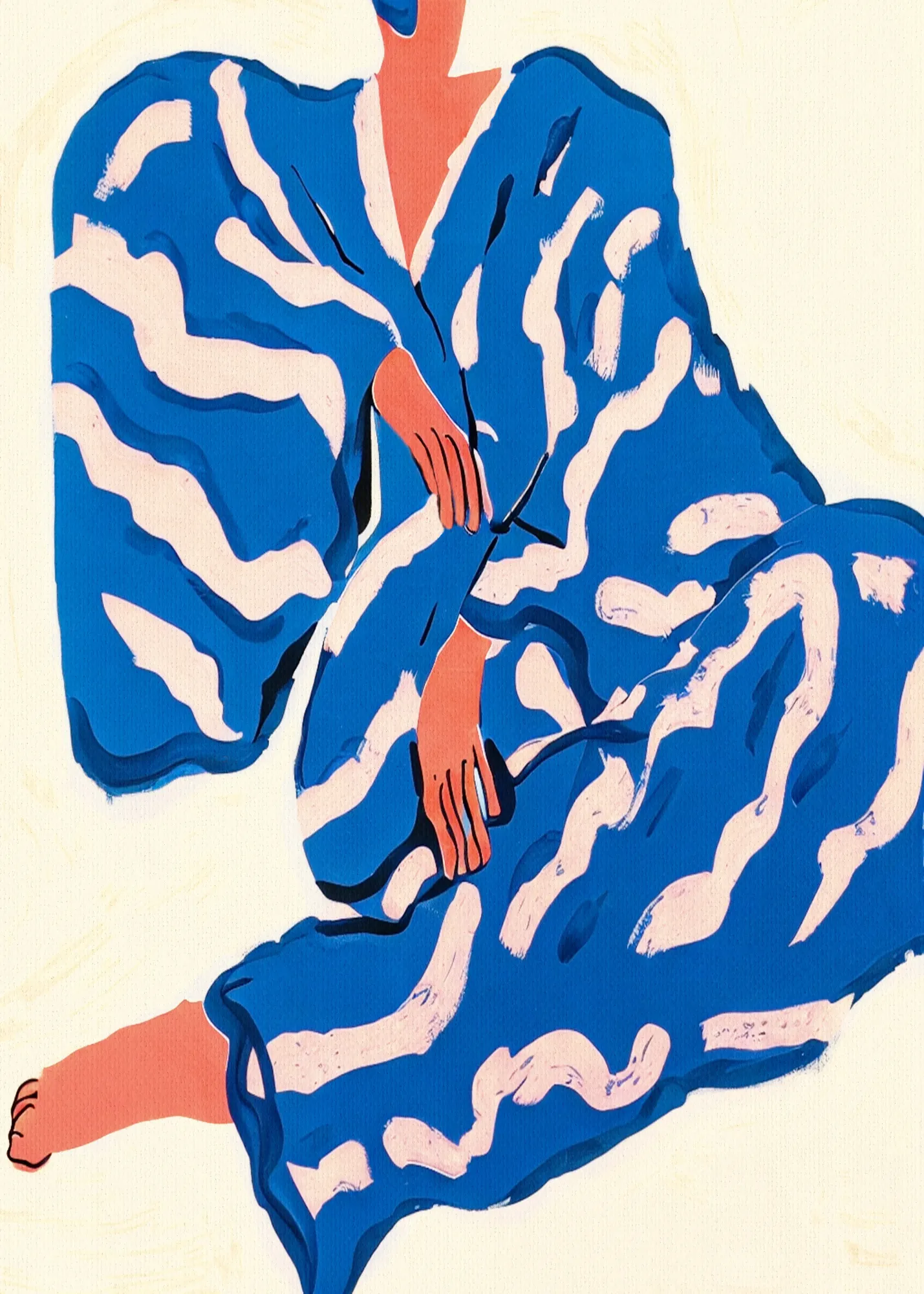 Portrait indigoreverie by the printable studio